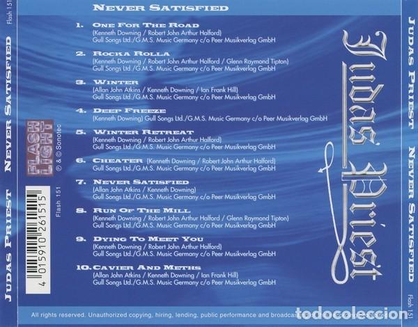 CDs de m&uacute;sica: Judas Priest &ndash; Never Satisfied (Flash Light &ndash; Flash 151, CD) COmo nuevo - Foto 3