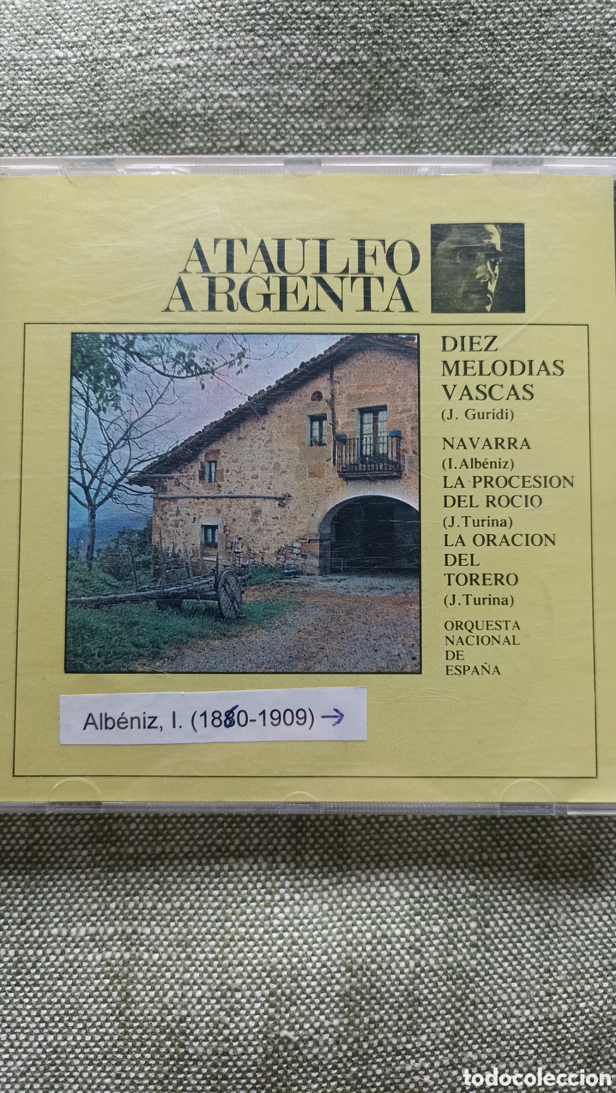 CDs de M&uacute;sica: Ata&uacute;lfo Argenta.El repertorio Diez Melod&iacute;as Vascas