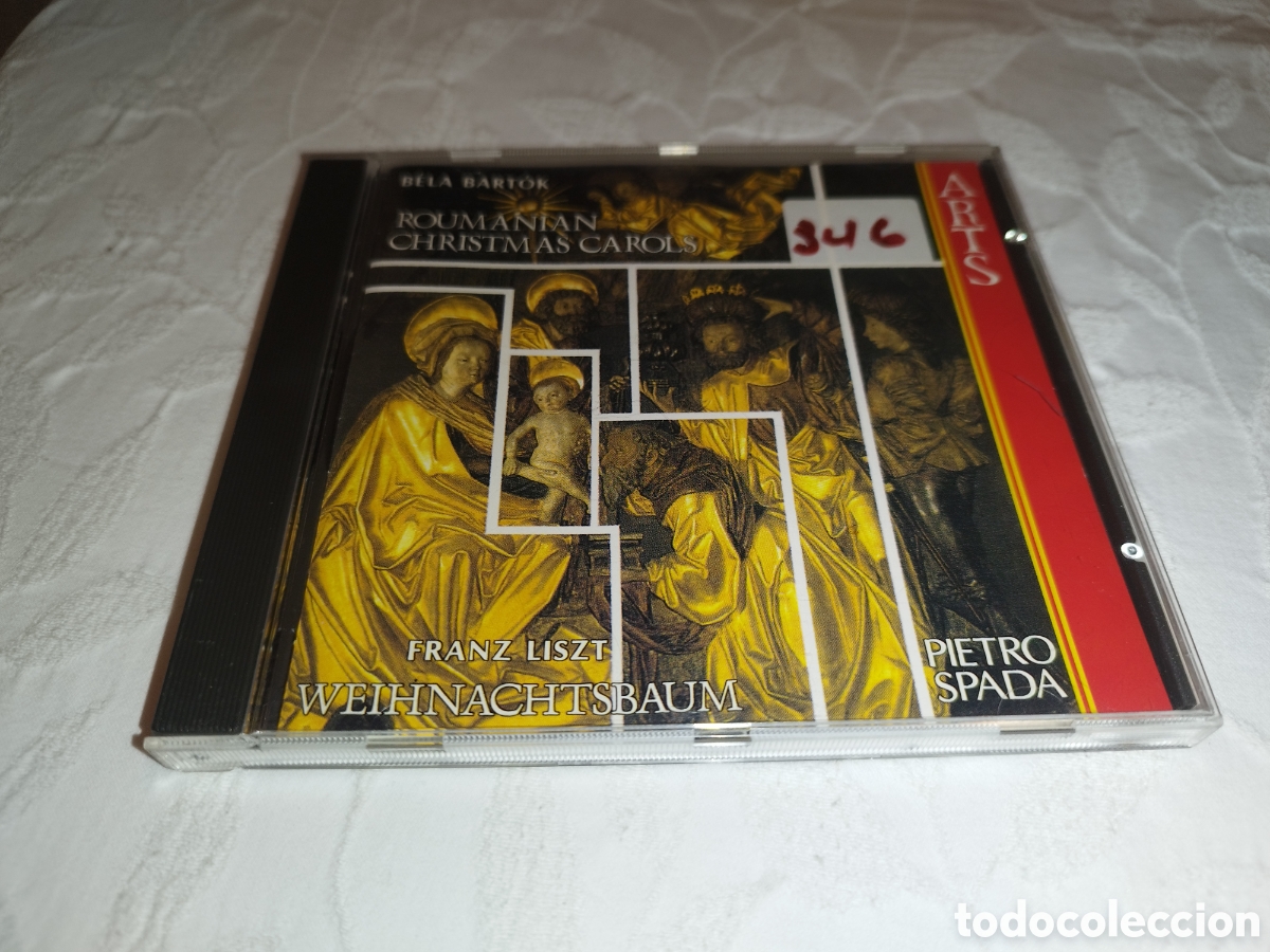 CDs de M&uacute;sica: CD. BELA BARTOK: ROUMANIAN CHRISTMAS CAROLS / FRANZ LISZT: WEIHNACHTSBAUM. PIETRO SPADA (PIANO) 1995