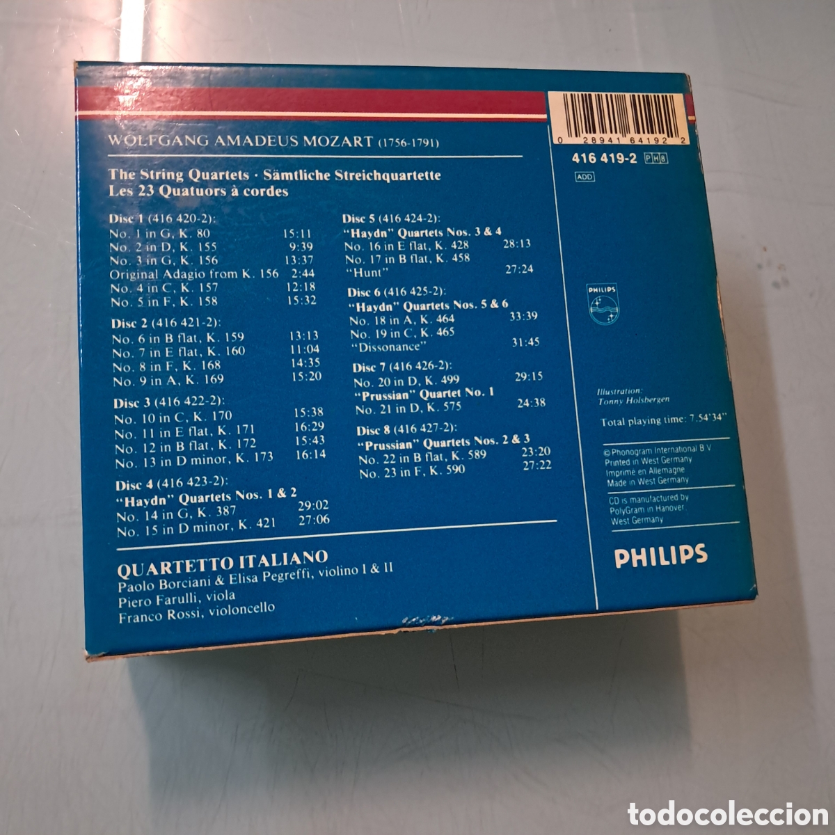 CDs de m&uacute;sica: Mozart The Spring Quartets, 8 compact disc - Foto 3