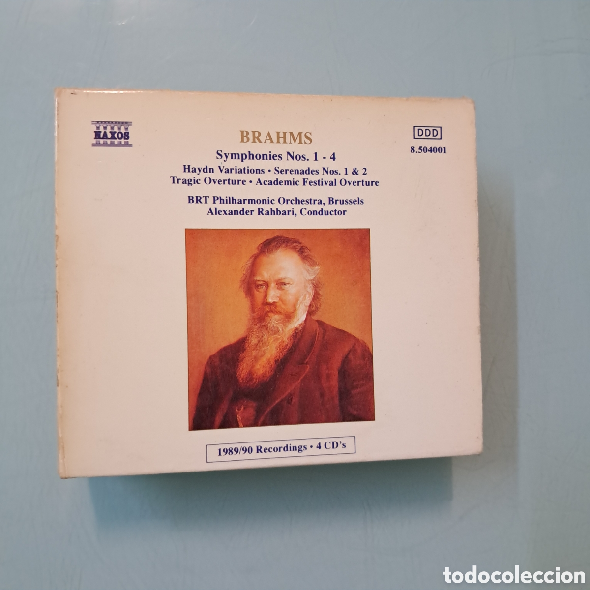 CDs de m&uacute;sica: Brahms, Symphonies n&uacute;meros 1 al 4, 4 compact disc - Foto 1