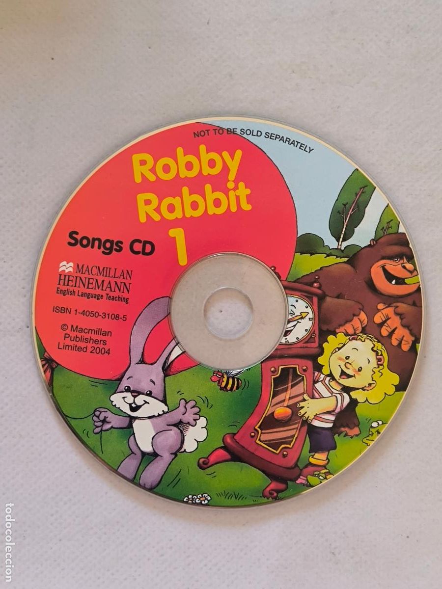 CDs de M&uacute;sica: CD ROBBY RABBIT SONG CD N&ordm; 1 - SOLO DISCO - LEER DESCRIPCION (015)