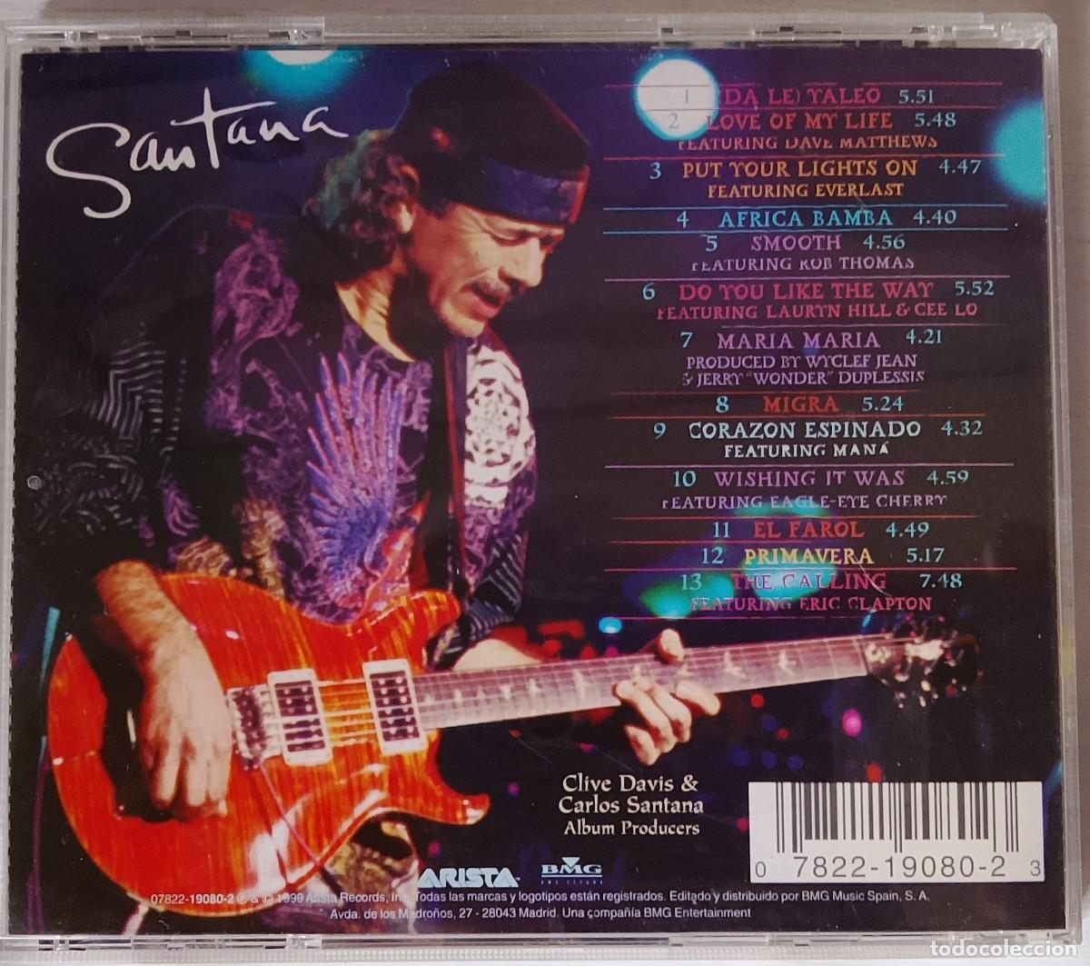 CDs de m&uacute;sica: Santana. Supernatural. CD. - Foto 2