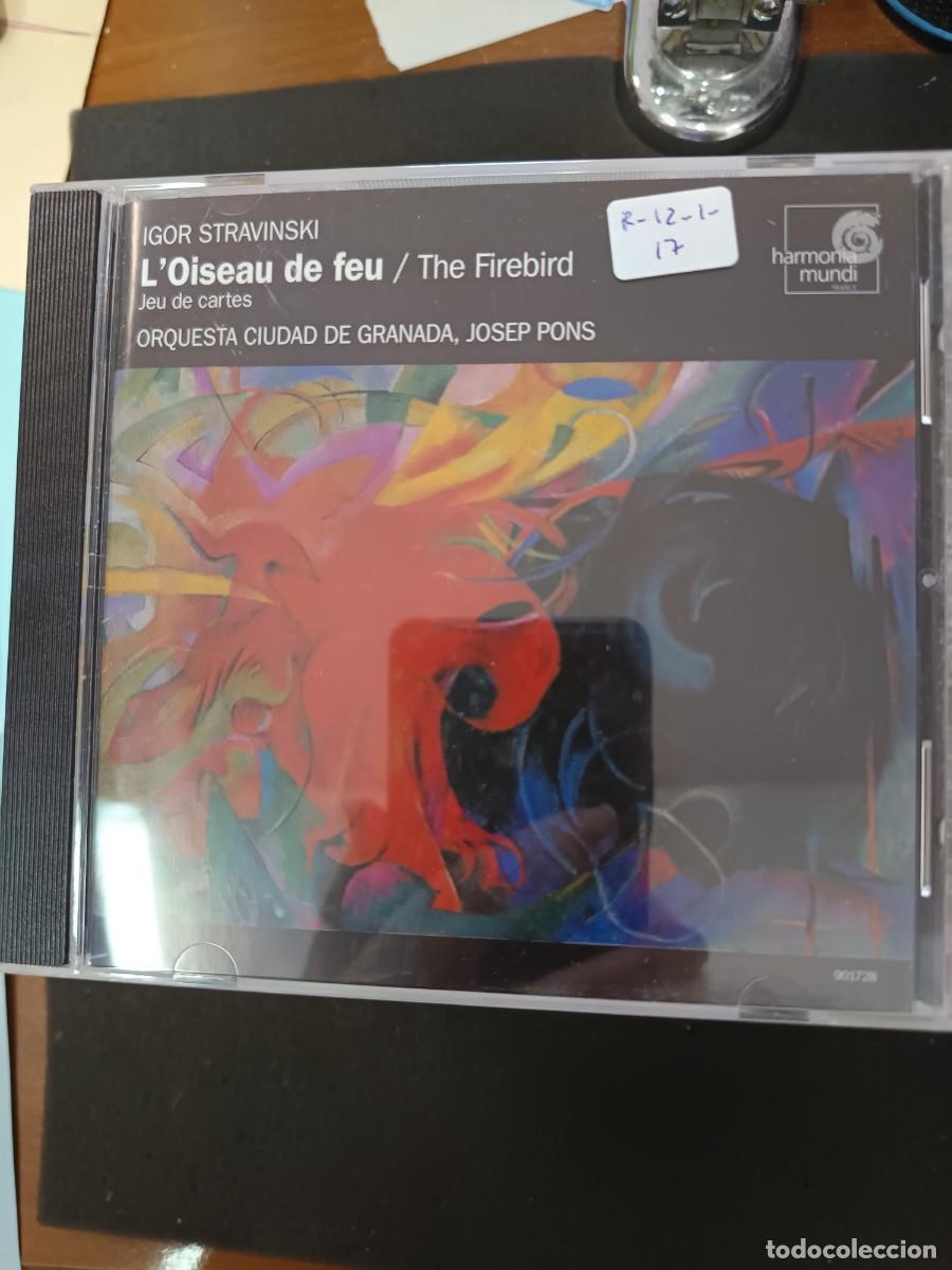 CDs de M&uacute;sica: IGOR STRAVINSKI: L'OISEAU DE FEU (THE FIREBIRD). JEU DE CARTES. ORQ. CIUDAD DE GRANADA,JOSEP PONS