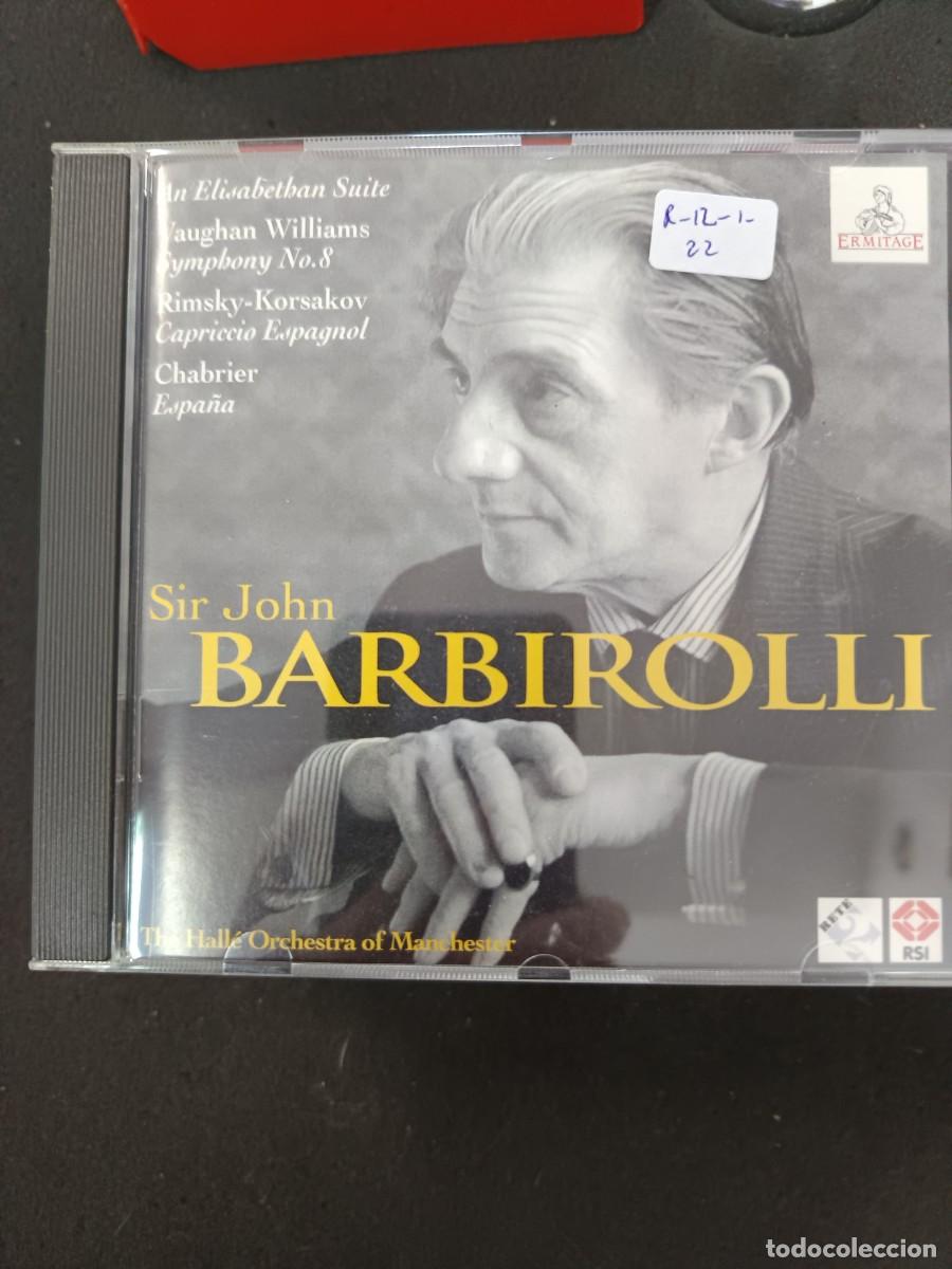 CDs de M&uacute;sica: SIR JOHN BARBIROLLI. THE HALLE ORCHESTRA OF MANCHESTER. DIVERSOS COMPOSITORES.