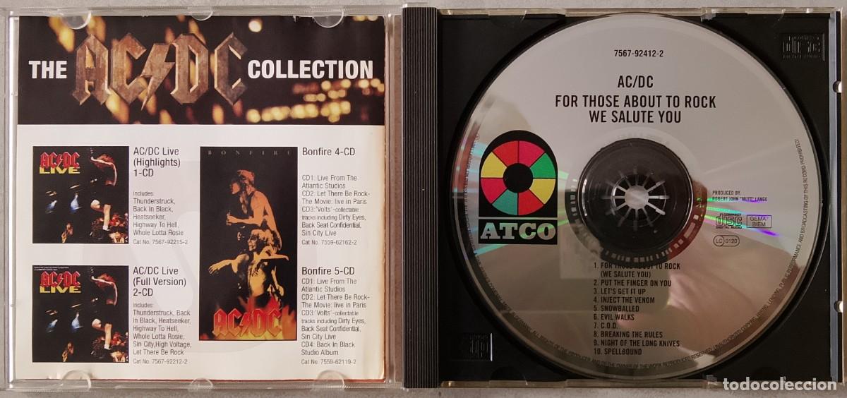 CDs de m&uacute;sica: AC/DC. For those about to rock. CD. - Foto 3
