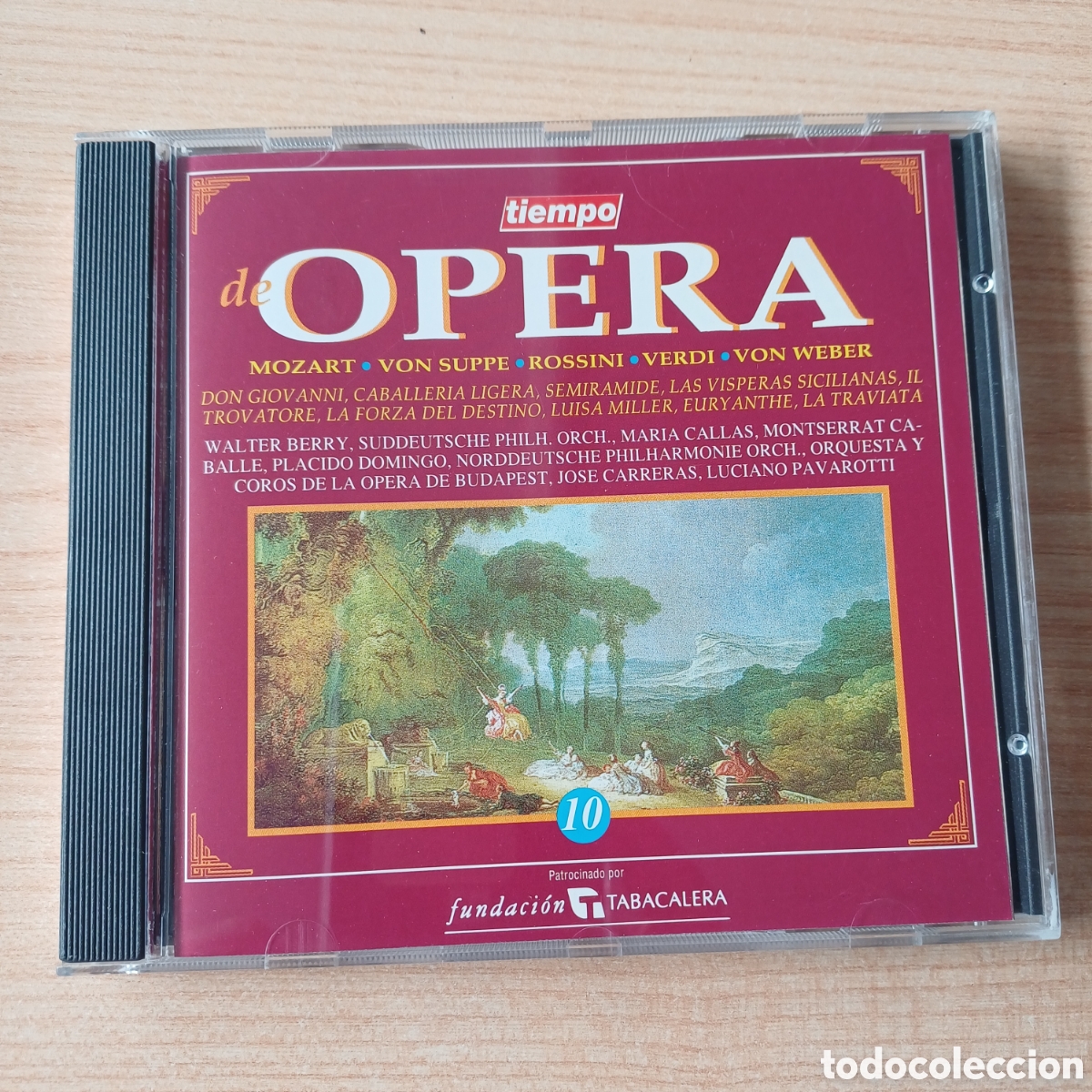 CDs de M&uacute;sica: MOZART, VON SUPPE, ROSSINI, VERDI, VON WEBER - TIEMPO DE OPERA - CD