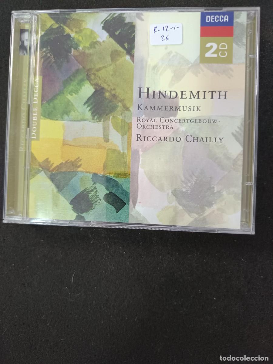 CDs de M&uacute;sica: 2 CD. HINDEMITH: KAMMERMUSIK. DIR.: RICCARDO CHAILLY. ROYAL CONCERTGEBOUW ORCHESTRA. 2 CD
