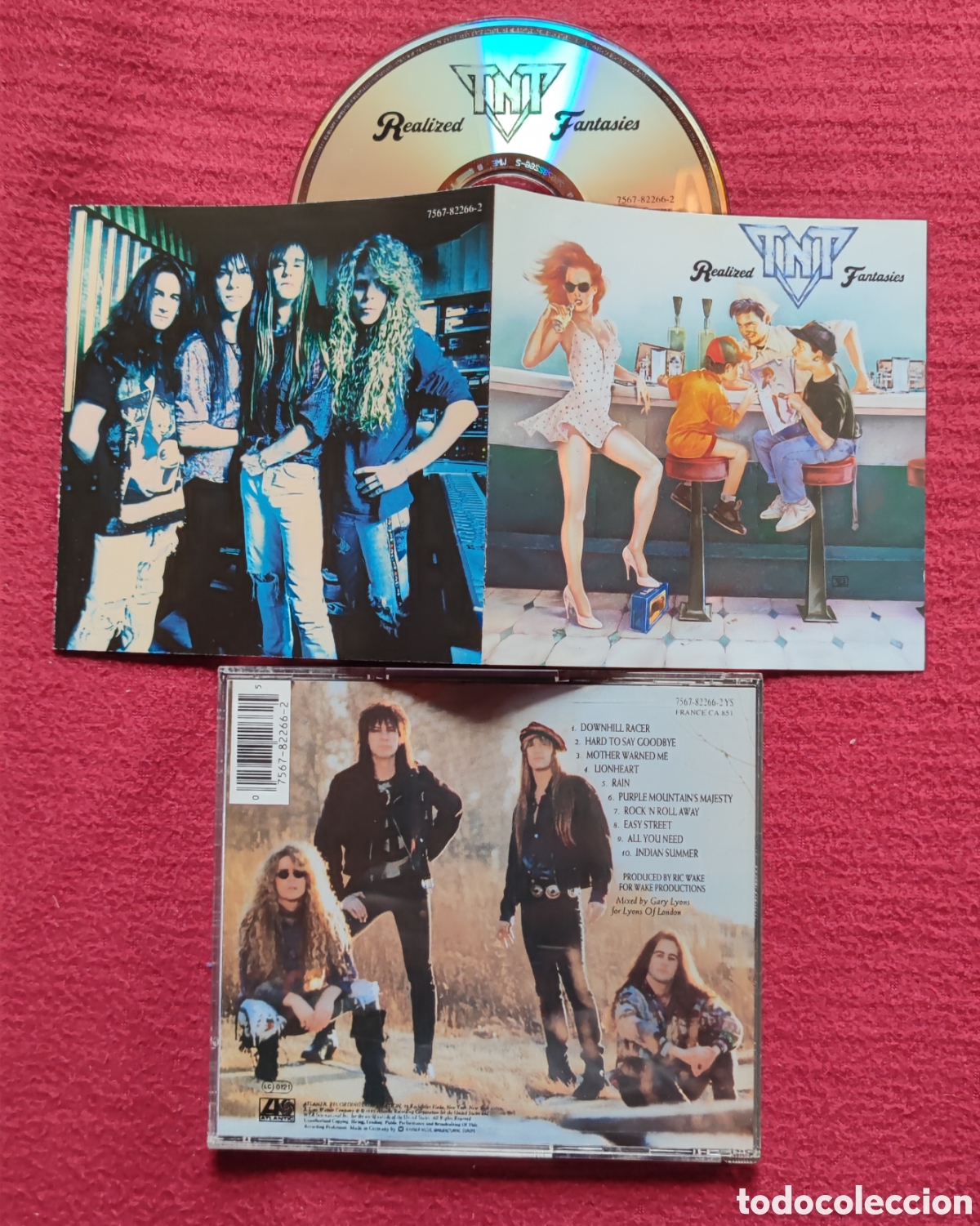 CD de M&uacute;sica: TNT: Realized Fantasies. Cd Hard Aor, Edici&oacute;n Original 1992 ATLANTIC Records. Rareza en Cd.