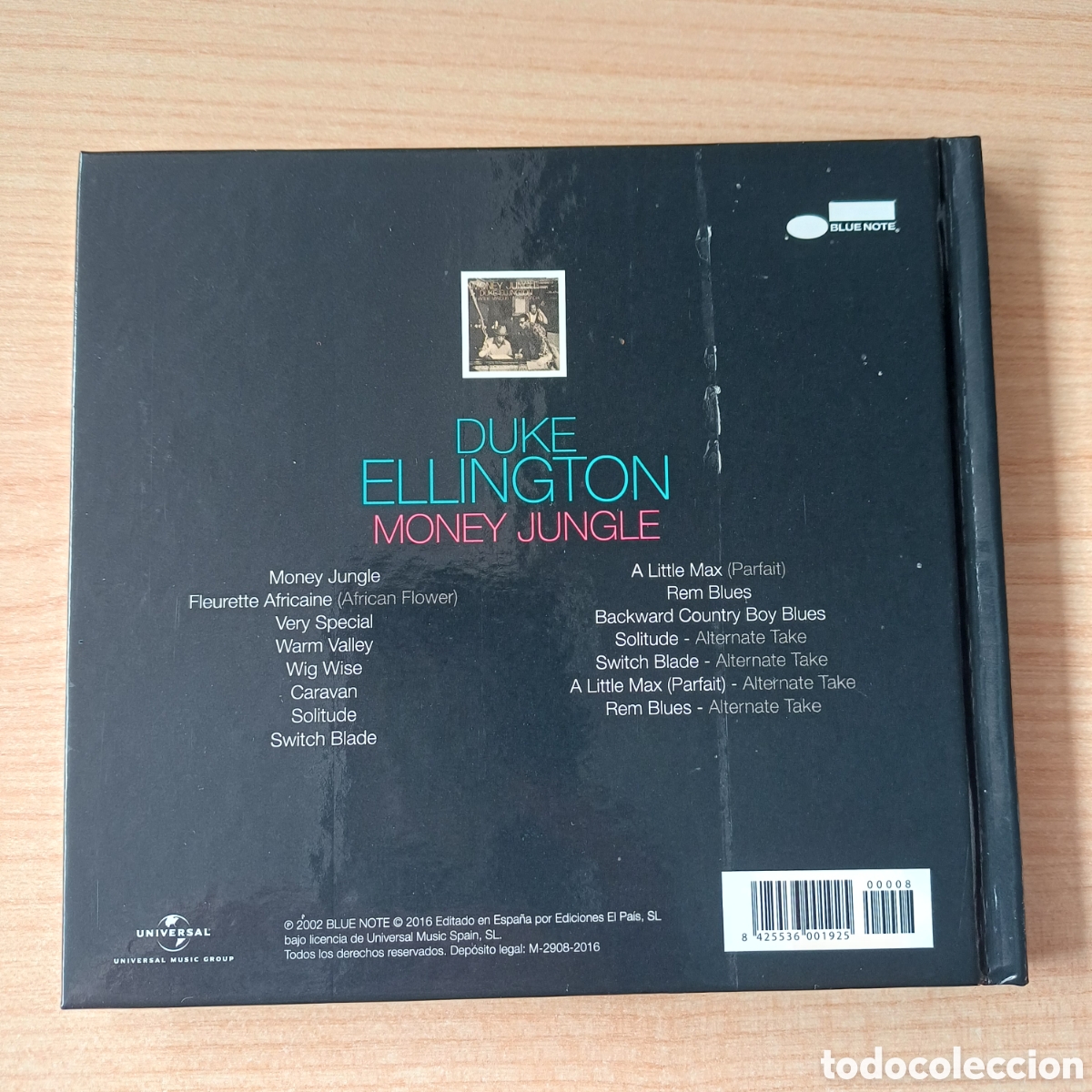 CDs de m&uacute;sica: DUKE ELLINGTON - MONEY JUNGLE - LIBRO CD - Foto 2