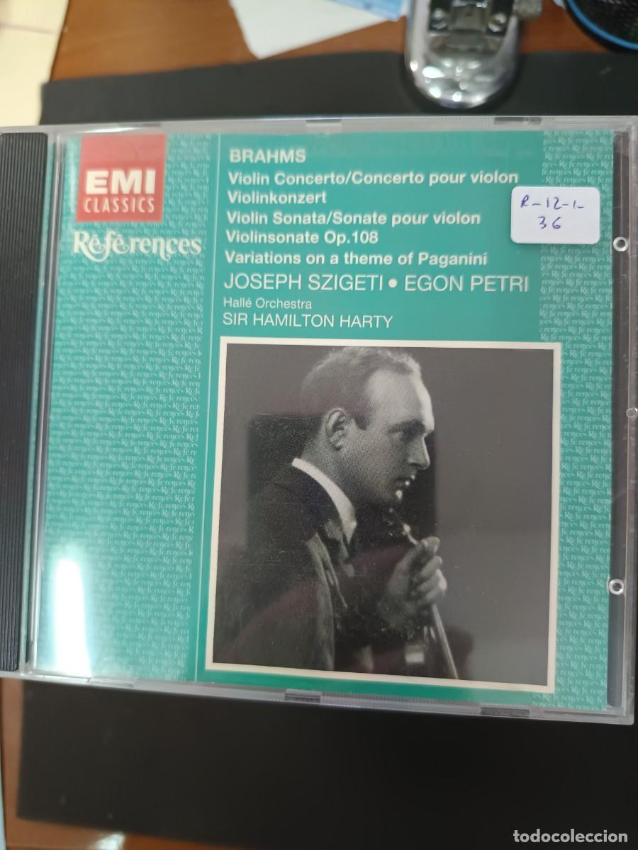 CDs de M&uacute;sica: BRAHMS: VIOLIN CONCERTO / VIOLIN SONATA / VARIATIONS ON A THEME OF PAGANINI. DIR: SIR HAMILTON HARTY