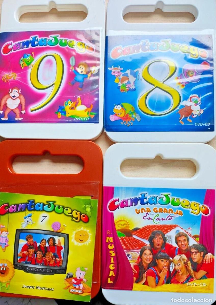 CDs de M&uacute;sica: Cantajuegos Vol:7, 8 y 9 en CD+DVD y una granja con encanto CD+DVD