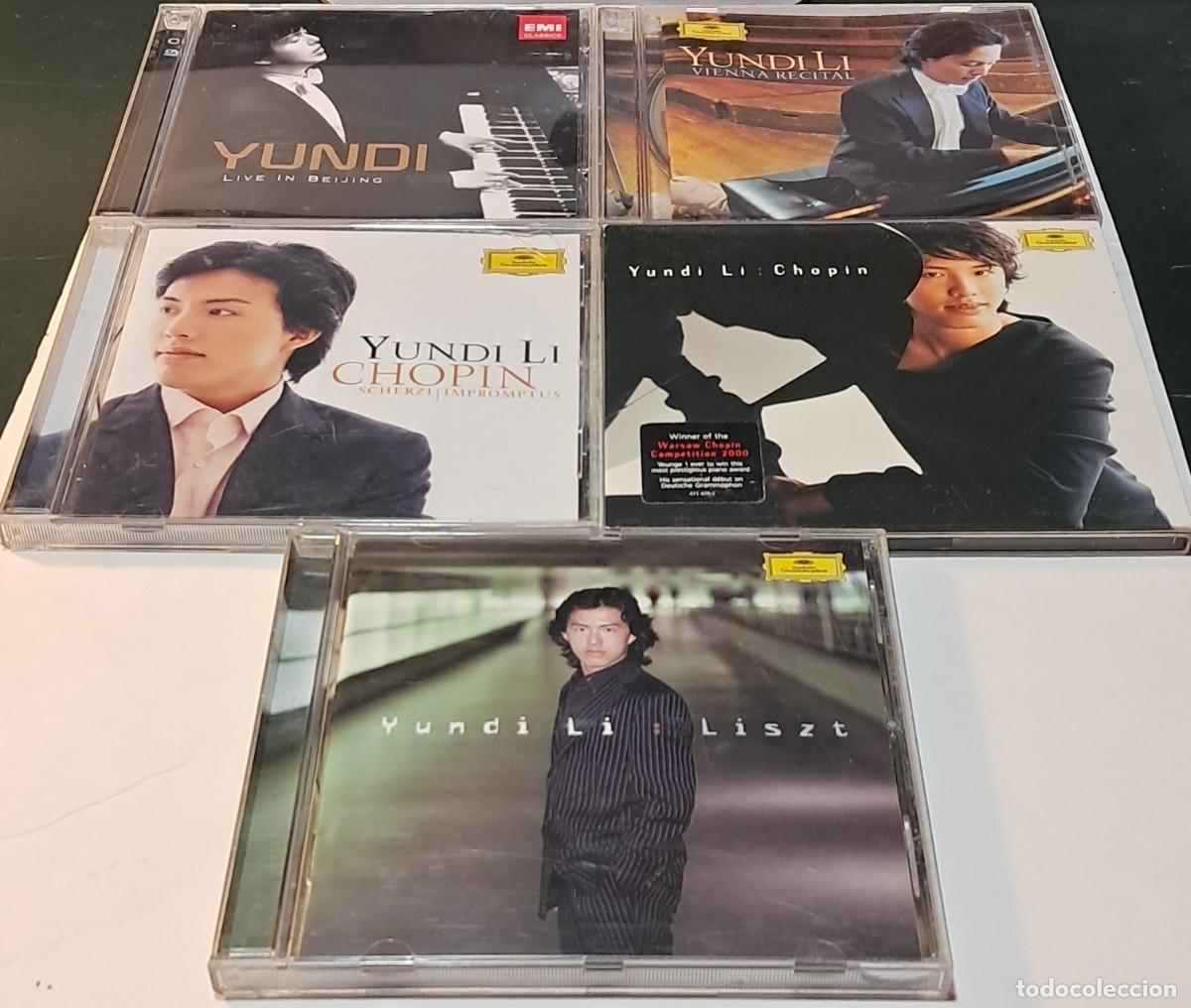 CDs de m&uacute;sica: YUNDI LI: LOTE DE 5 CDS + 1 DVD