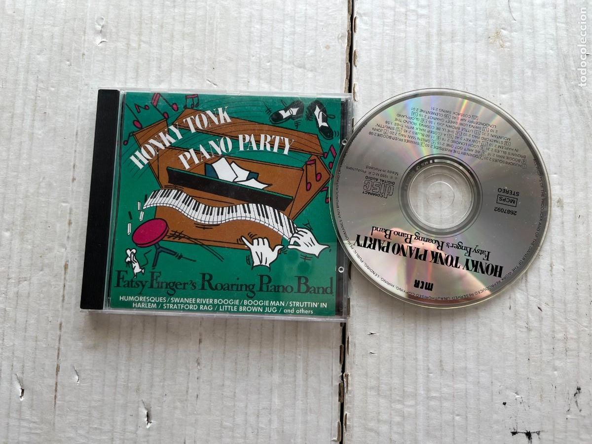 CDs de M&uacute;sica: HONKY TONK PIANO PARTY FASTY FINGERS ROARING BAND - CD MUSICA KREATEN