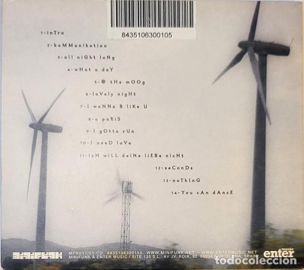 CDs de m&uacute;sica: SPUNKY &ndash; KOMMUNIKATION CD DIGIPACK 2003 TECHNO, SYNTH-POP - Foto 2