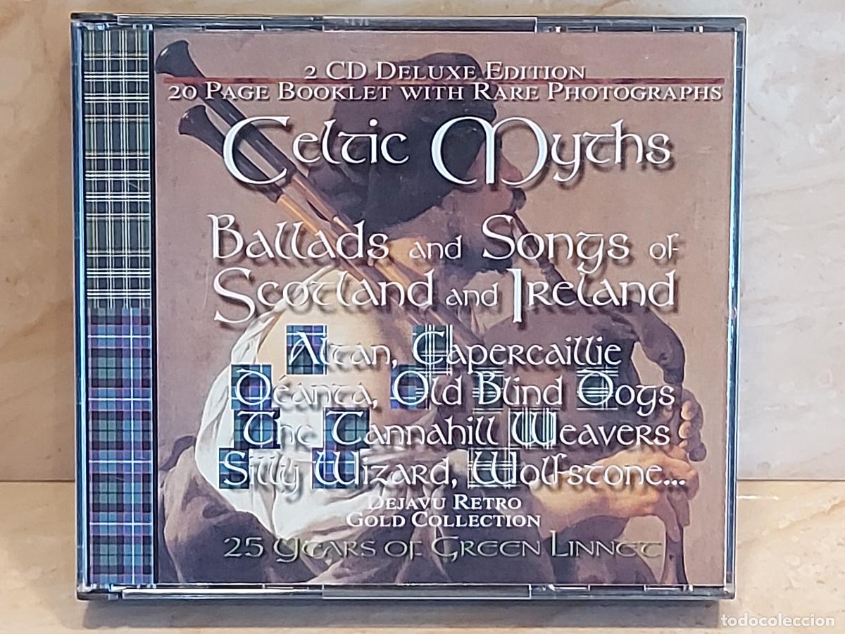 CDs de M&uacute;sica: CELTIC MYTHS | SCOTLAND AND IRELAND | DOBLE CD BOX-RETRO | 31 TEMAS | DE LUJO