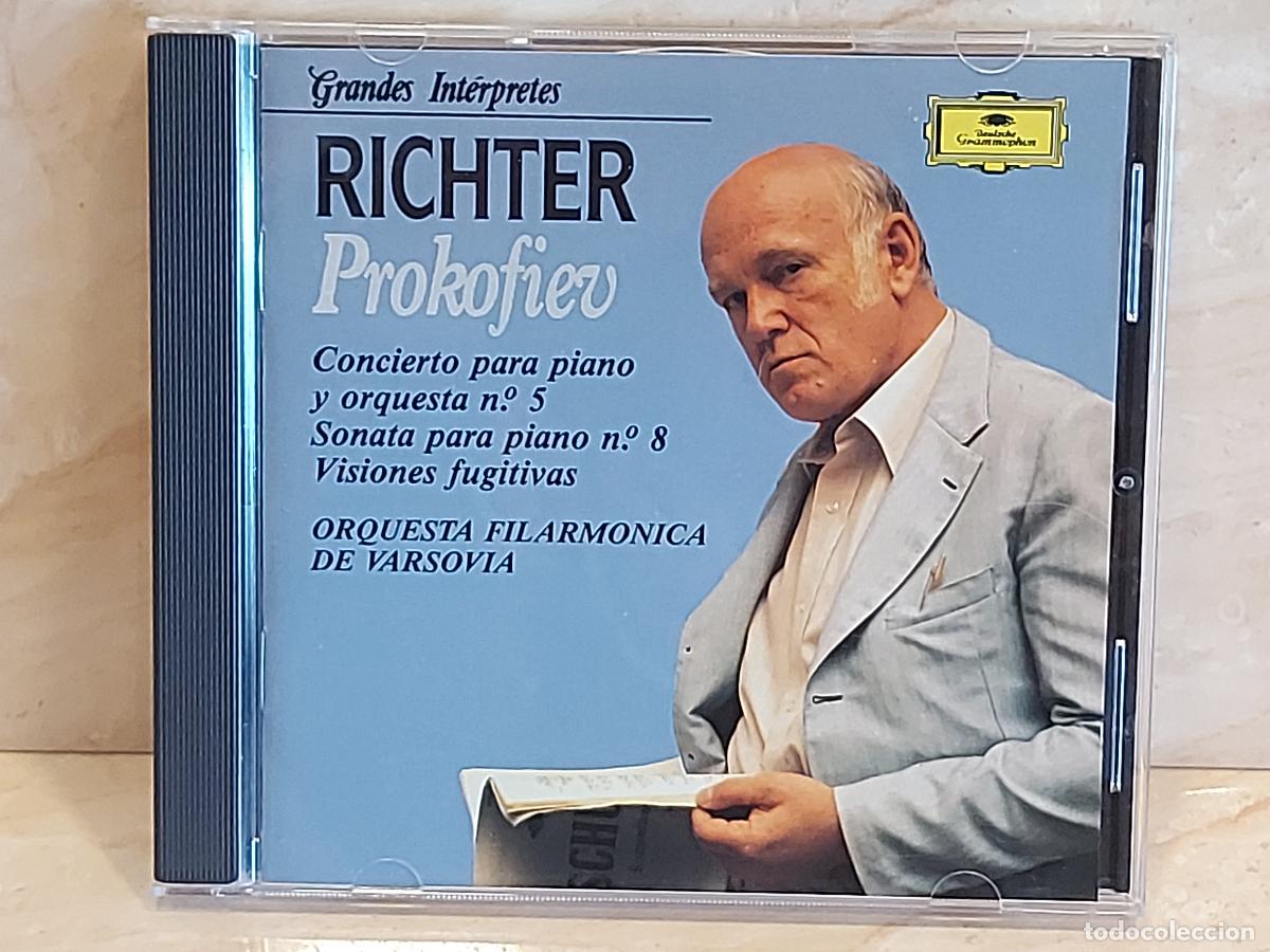CDs de M&uacute;sica: RICHTER | PROKOFIEV | CONCIERTO-SONATA | CD-GRAMMOPHON | 9 TEMAS | DE LUJO