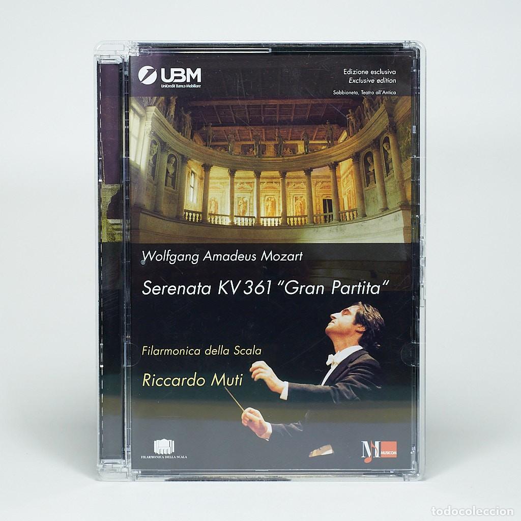 CDs de M&uacute;sica: Box Set H&iacute;brido DVD + CD Mozart - Serenata KV 361 Gran Partita - Riccardo Muti (Musicom 2003)