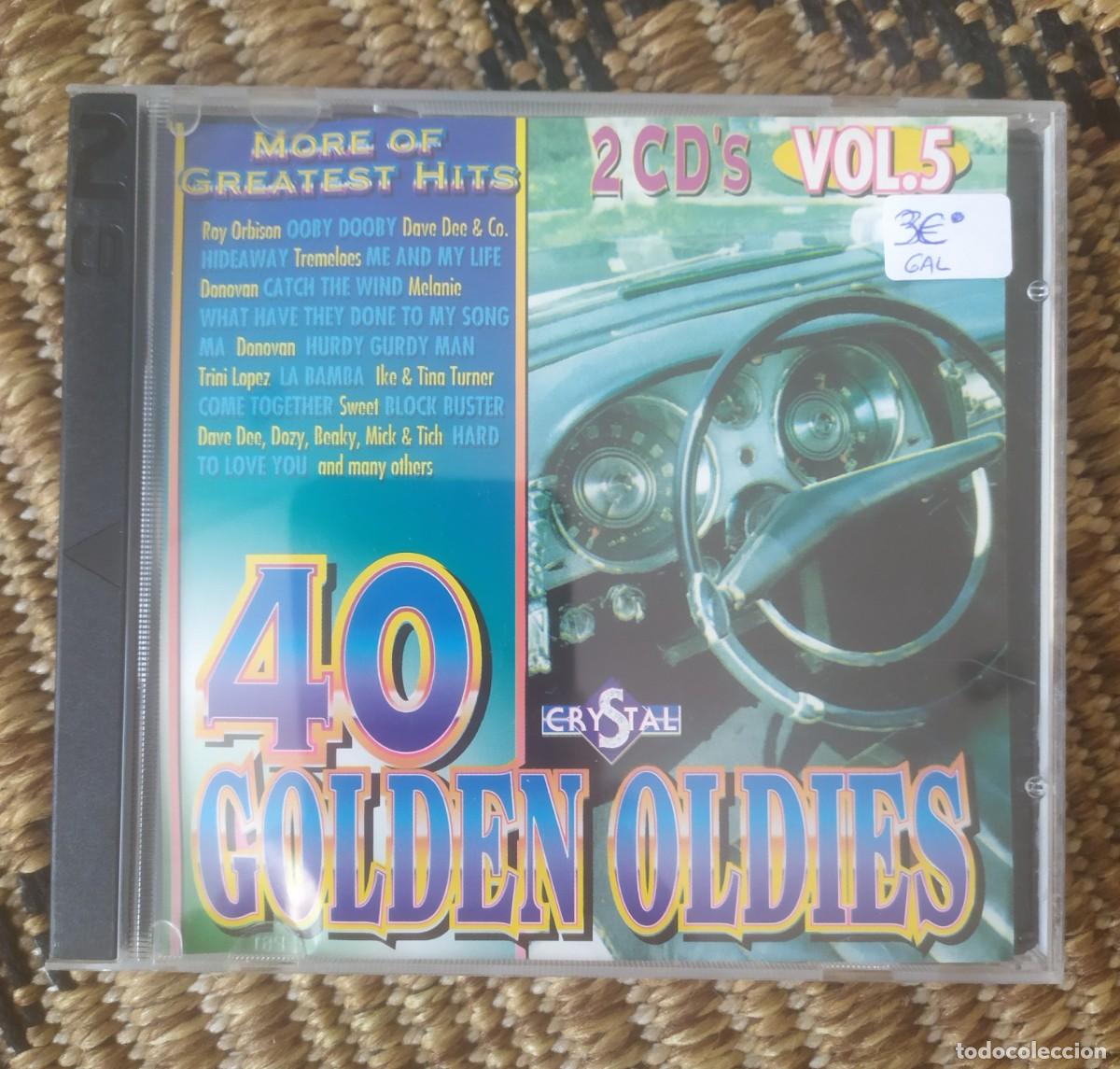 CDs de M&uacute;sica: CD RECOPILATORIO 40 GOLDEN OLDIES VOLUMEN 5