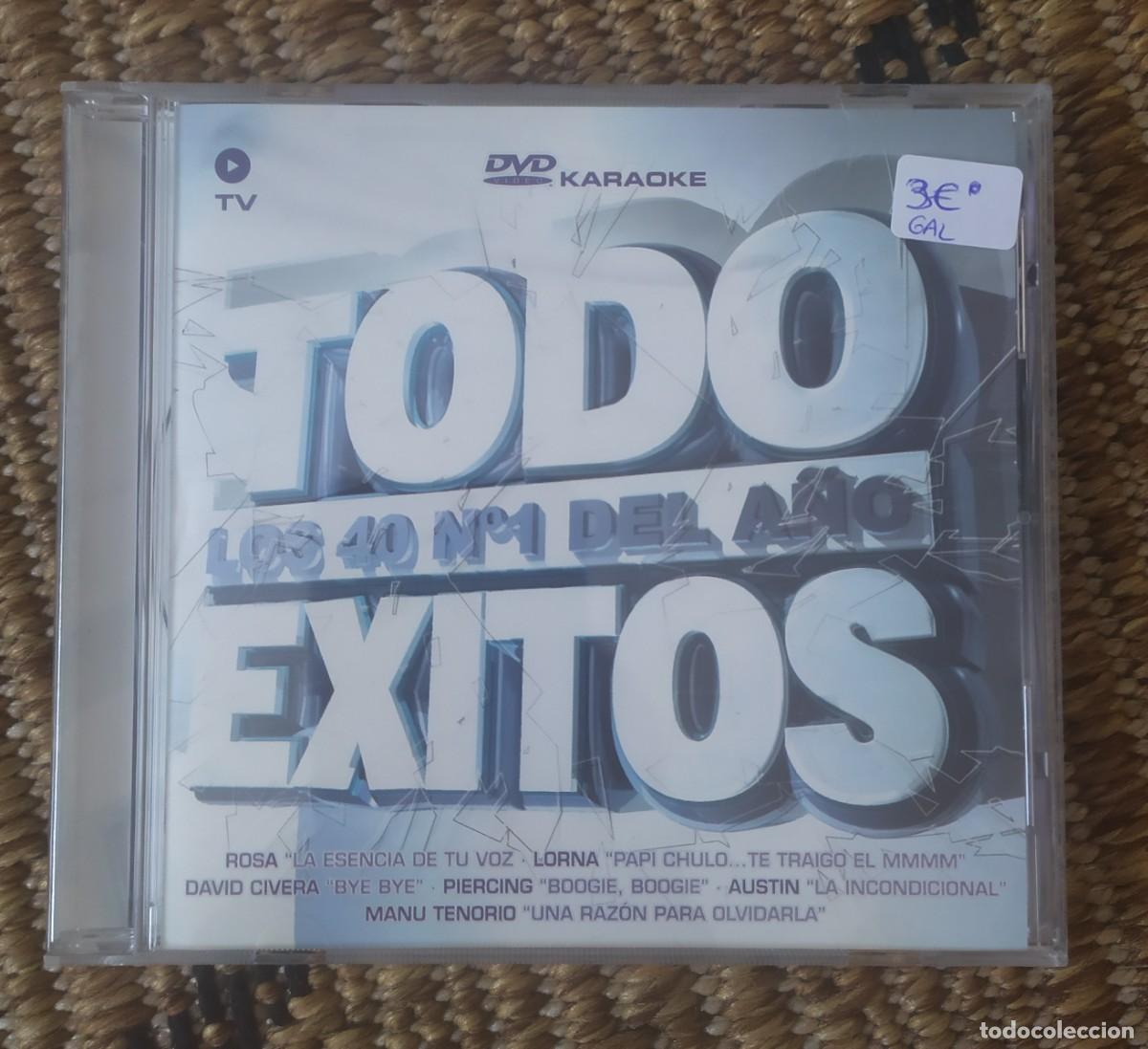 CDs de m&uacute;sica: CD TODO EXITOS - LOS 40 NUMEROS 1 DEL A&Ntilde;O - DVD KARAOKE - Foto 1