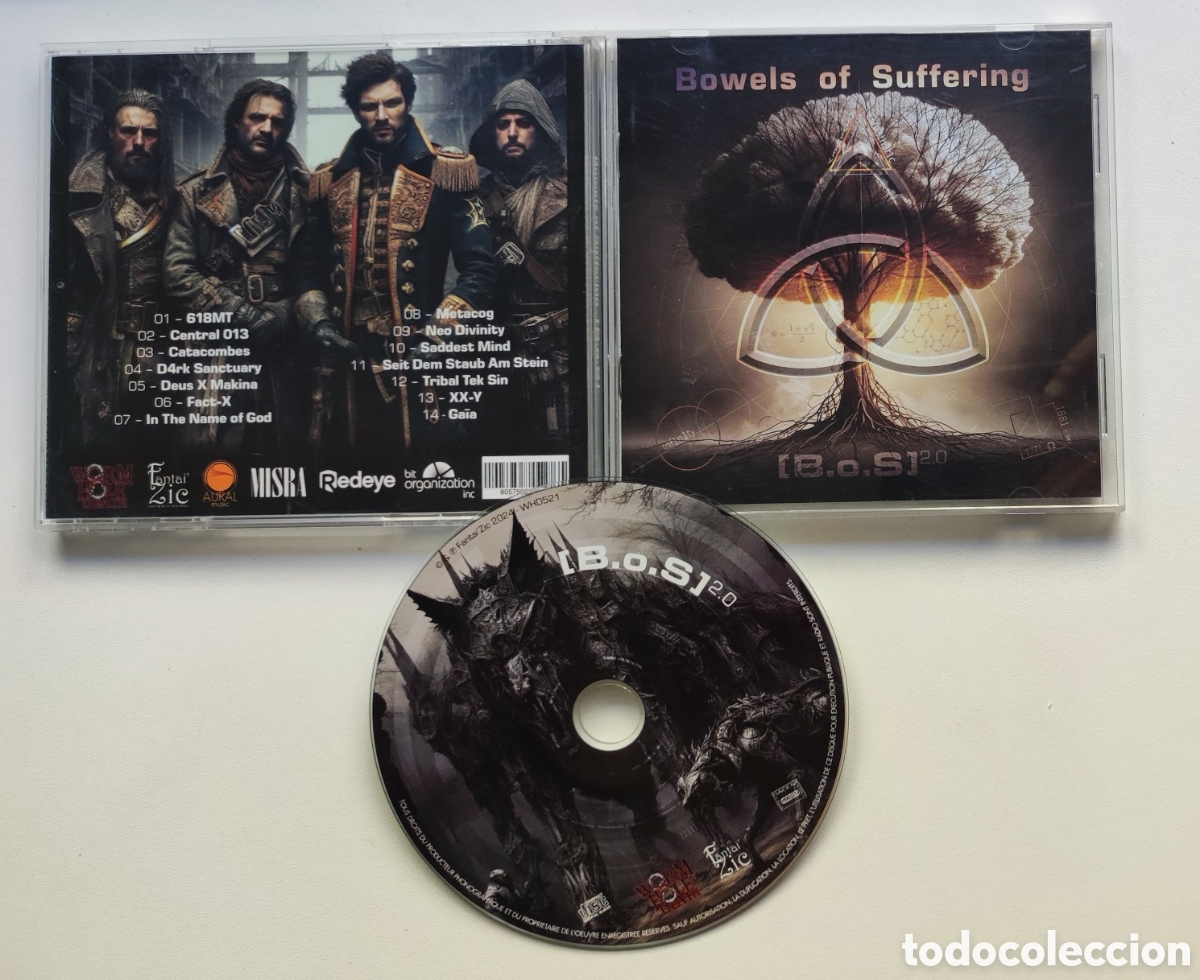 CDs de M&uacute;sica: METAL CD - BOWELS OF SUFFERING / B.o.S. 2.0 - WORMHOLEDEATH