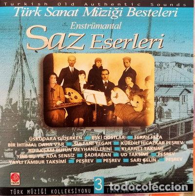 CDs de M&uacute;sica: Saz Eserleri 3: T&uuml;rk Sanat M&uuml;ziği Besteleri- 8694986002657