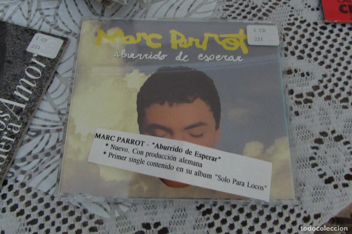 CDs de m&uacute;sica: Marc Parrot - Aburrido de esperar CD SINGLE CADENA 100 - Foto 1