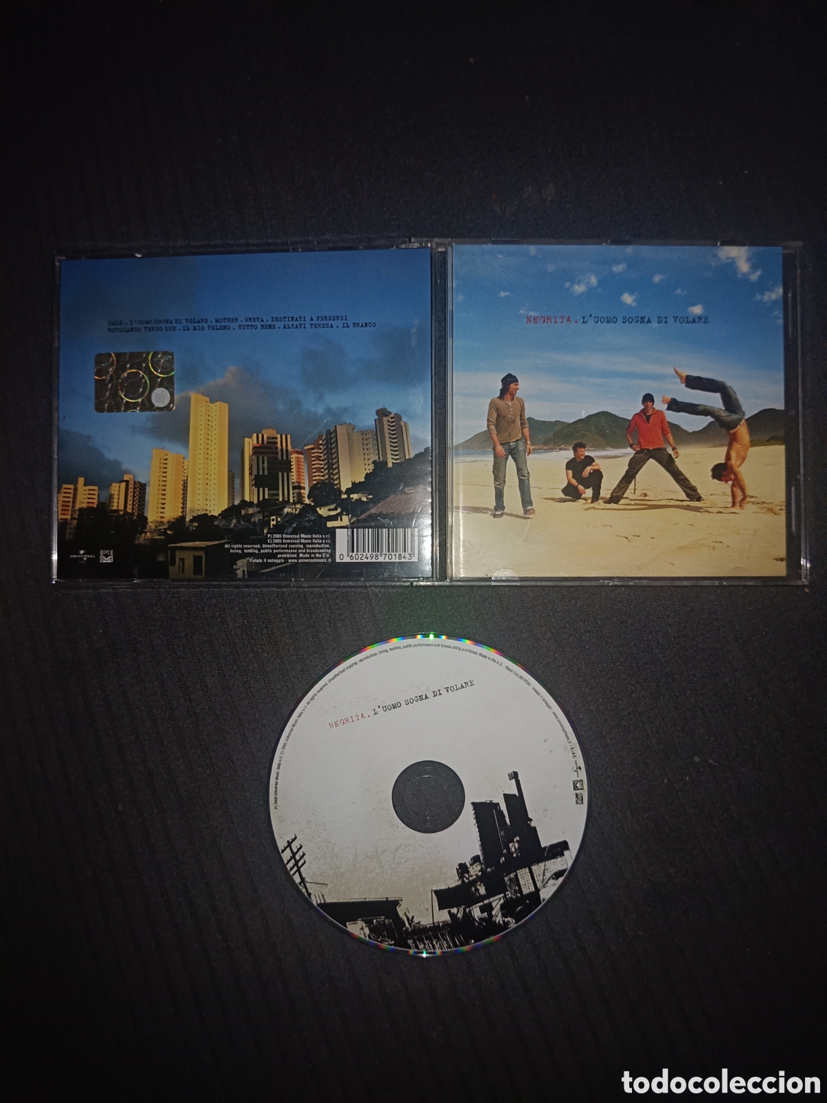 CDs de M&uacute;sica: NEGRITA - L'uomo sogna di volare CD