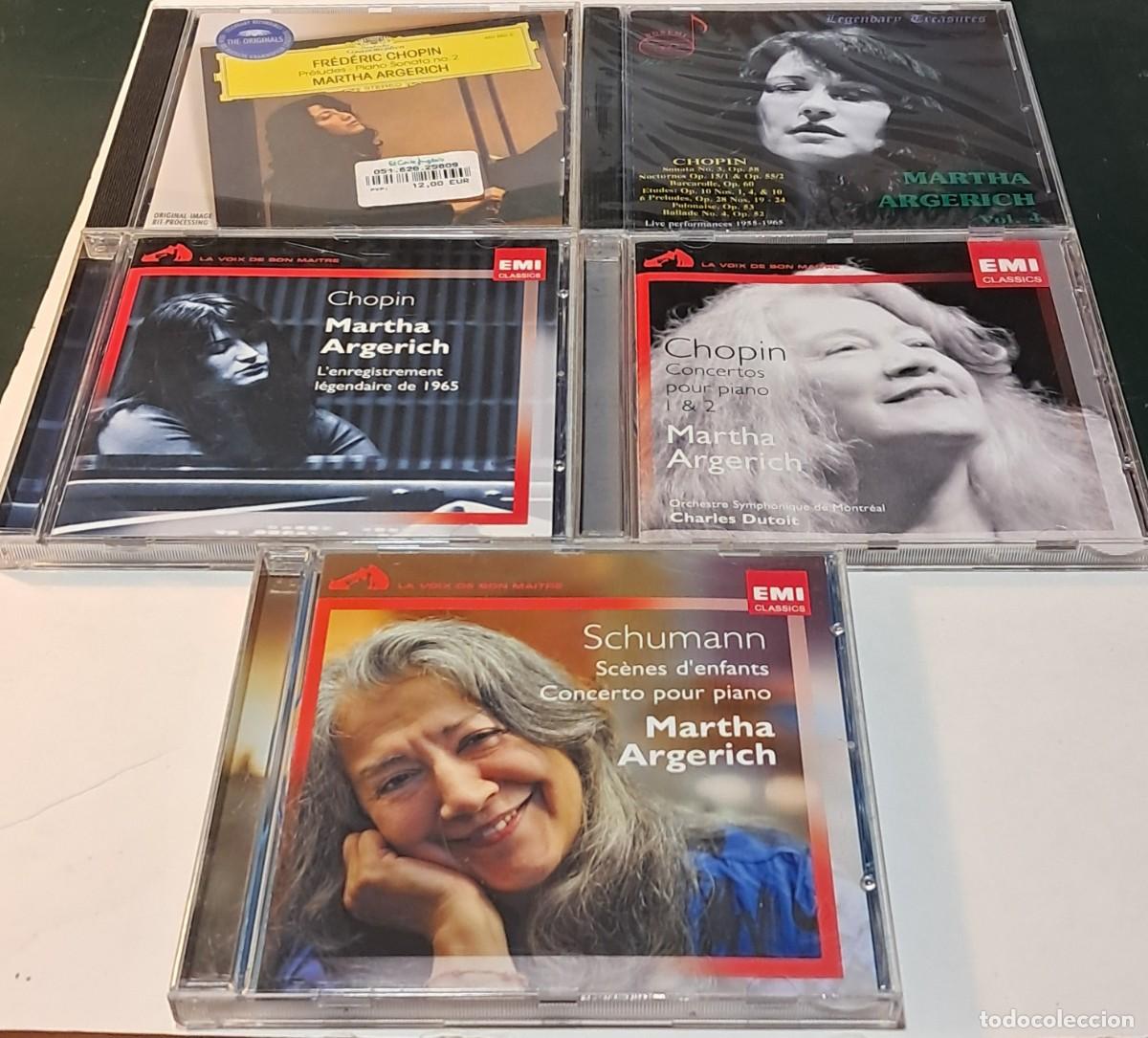 CDs de m&uacute;sica: MARTHA ARGERICH: LOTE DE 5 CDS - Foto 1