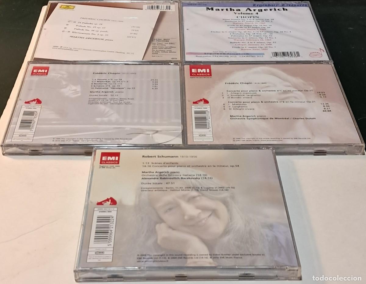 CDs de m&uacute;sica: MARTHA ARGERICH: LOTE DE 5 CDS - Foto 2