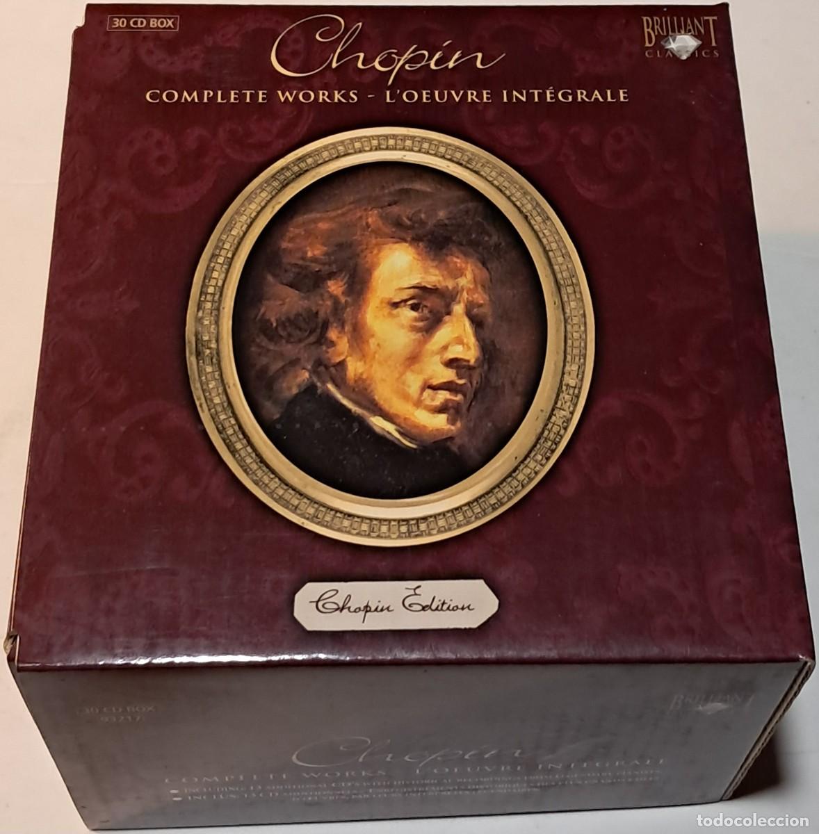 Music CDs: CHOPIN: OBRAS COMPLETAS, SELLO BRILLIANT (COFRE CON 30 CDS)