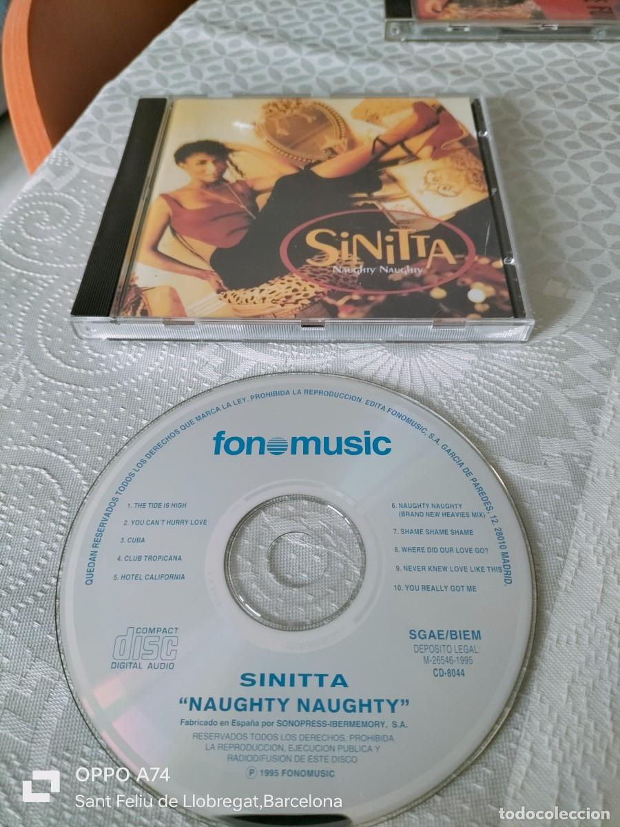 CDs de M&uacute;sica: RAR CD. SINITTA. NAUGHTY NAUGHTY. DANCE. MADE IN SPAIN