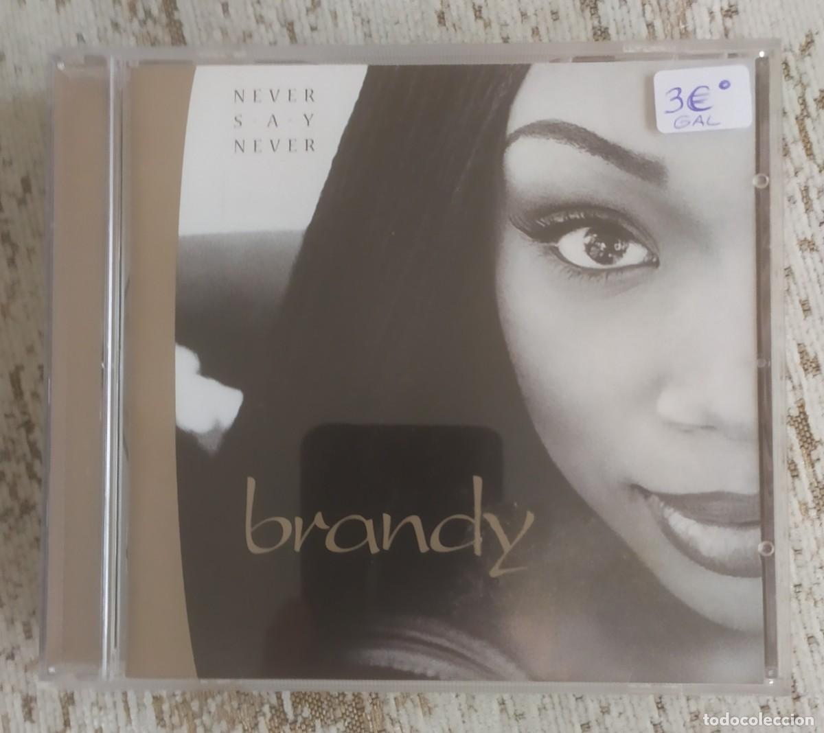 CDs de m&uacute;sica: CD BRANDY NEVER SAY NEVER - Foto 1