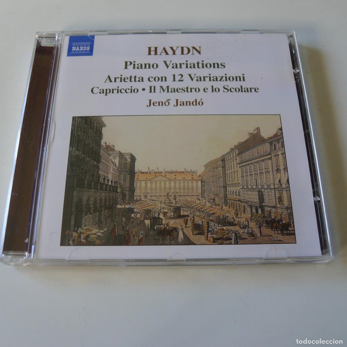 CDs de M&uacute;sica: Haydn , Jen&ouml; Jand&oacute; &ndash; Piano Variations CD naxos records