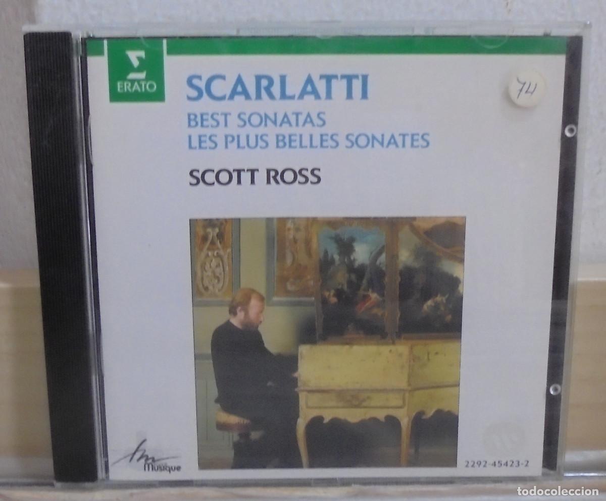 CDs de M&uacute;sica: Scarlatti. Scott Ross. Best sonatas / Les plus Bbelles sonates. Erato disques 1988 -- CD