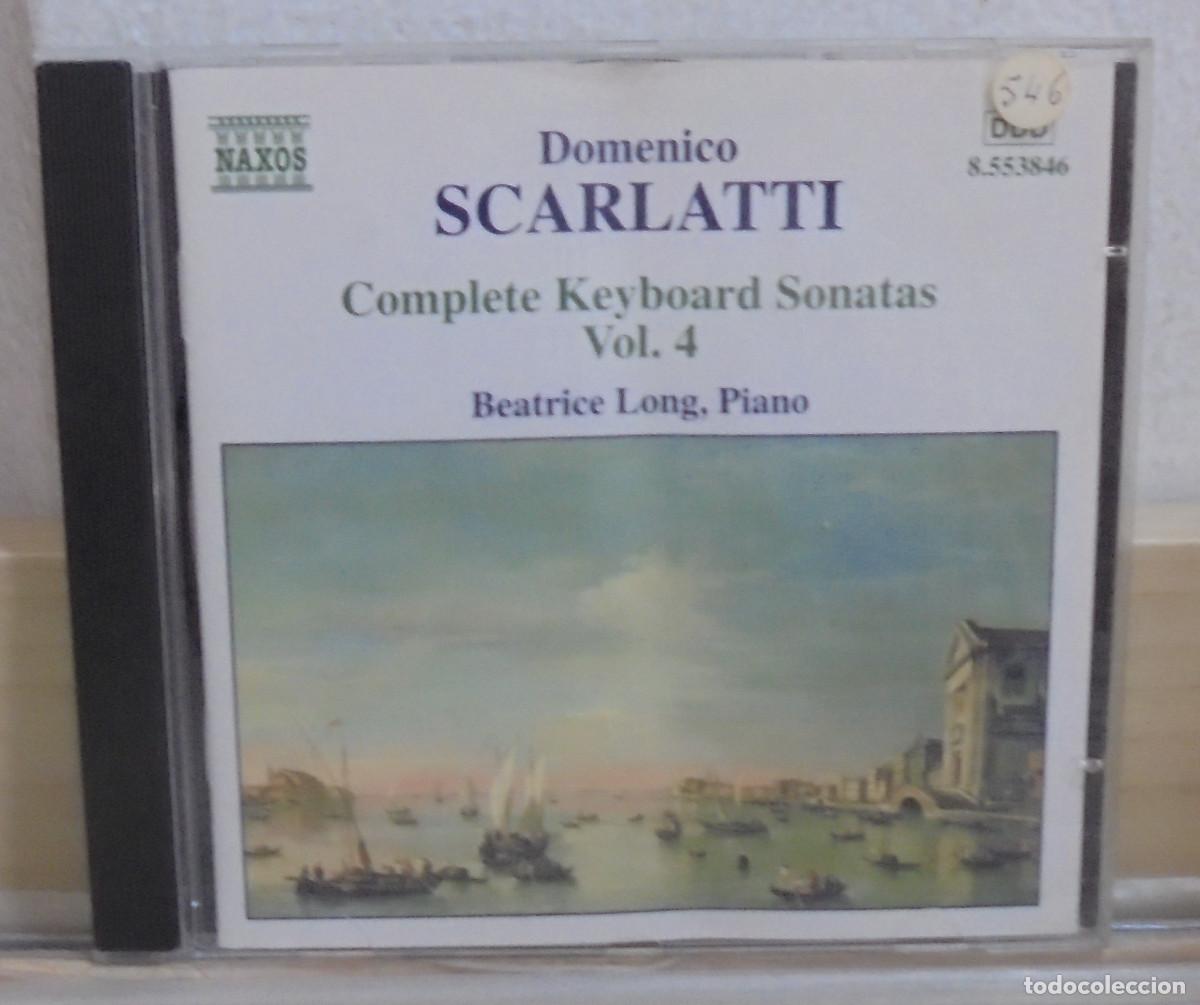 CDs de M&uacute;sica: Domenico Scarlatti. Beatrice Long, Complete keyboard sonatas Vol. 4. Naxos 2002 -- CD