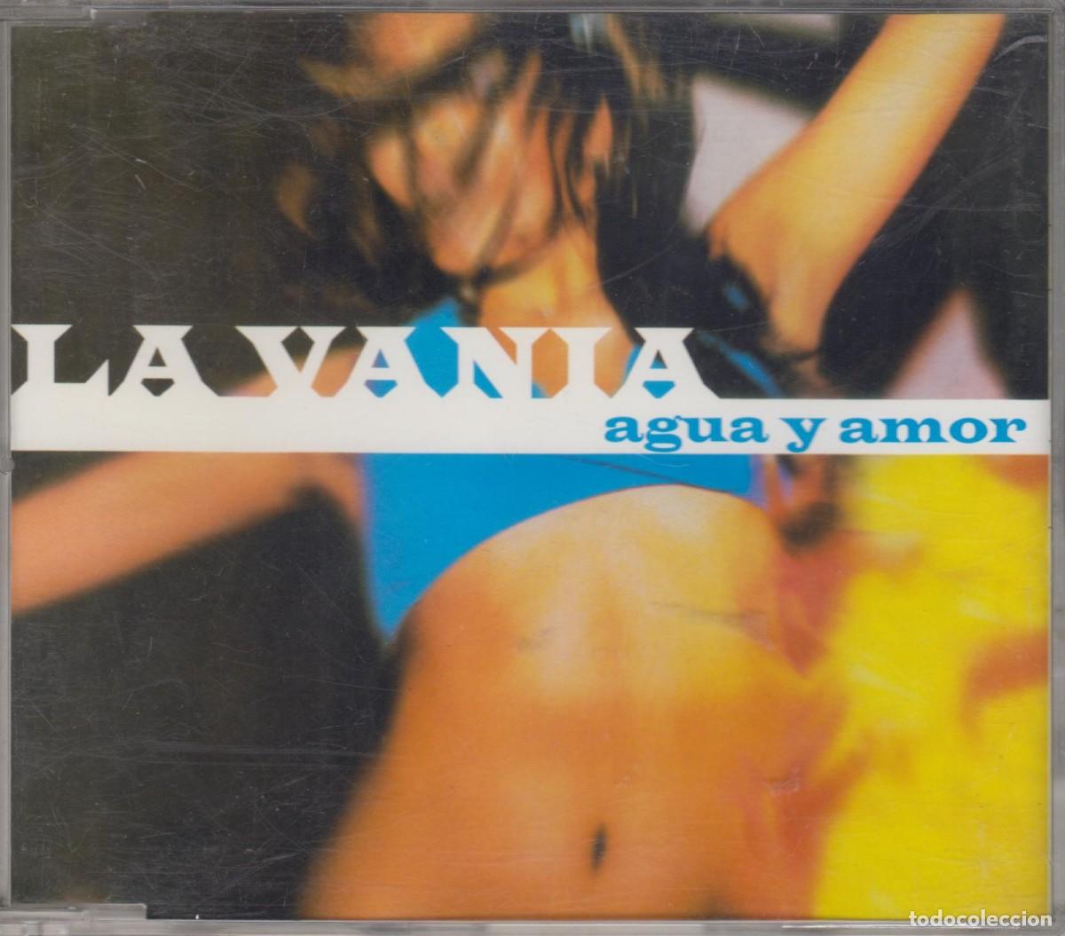 CDs de M&uacute;sica: La Vania cd maxi Agua y amor 2000 Spain Blanco y Negro