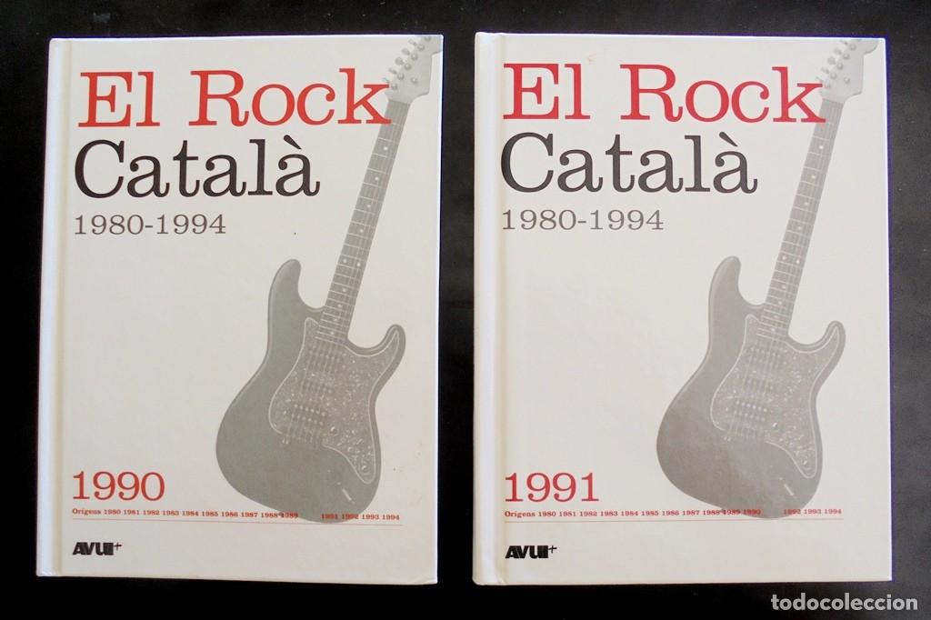 CDs de M&uacute;sica: El rock catal&agrave; 1980-1994. 1990 + 1991 AVUI i Ara llibres. Cd + 45 p&agrave;g. + Cd + 45 p&agrave;g. Impecable