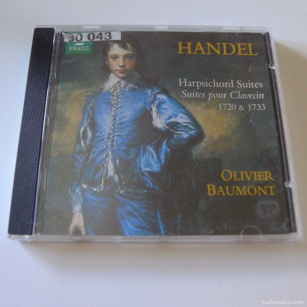 CDs de M&uacute;sica: Handel Olivier Baumont &ndash; Harpsichord Suites 1720 & 1733 CD