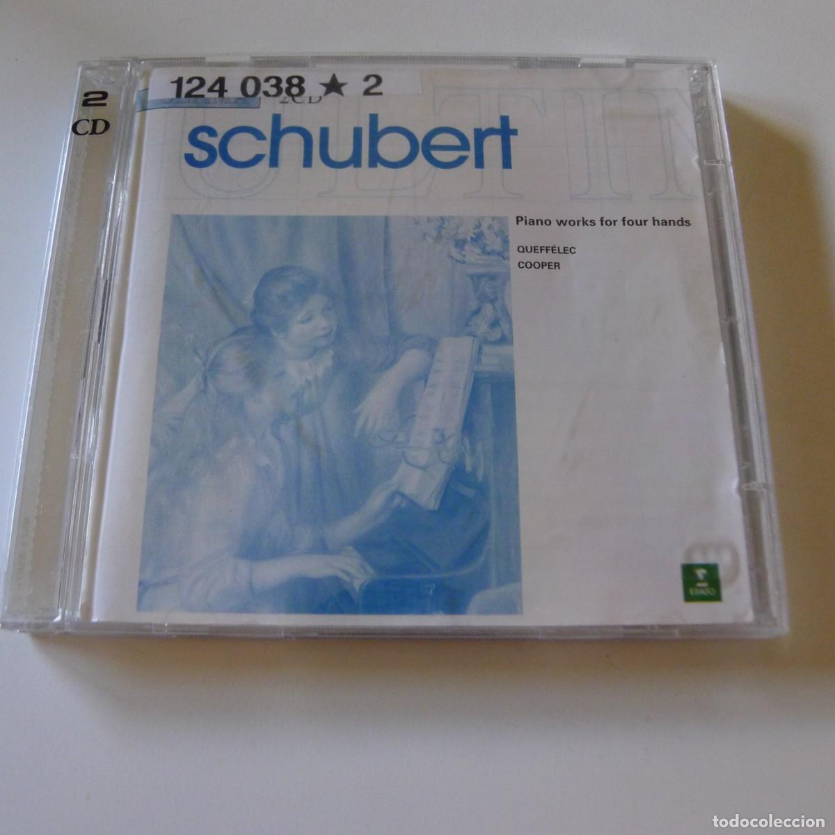 CDs de M&uacute;sica: Schubert - Queff&eacute;lec, Cooper &ndash; Piano Works For Four Hands 2 CD