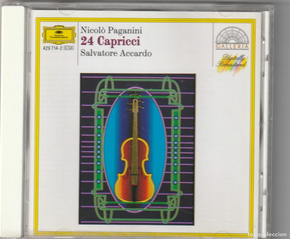 CDs de M&uacute;sica: PAGANINI - 24 CAPRICI (CD DG) SALVATORE ACCARDO