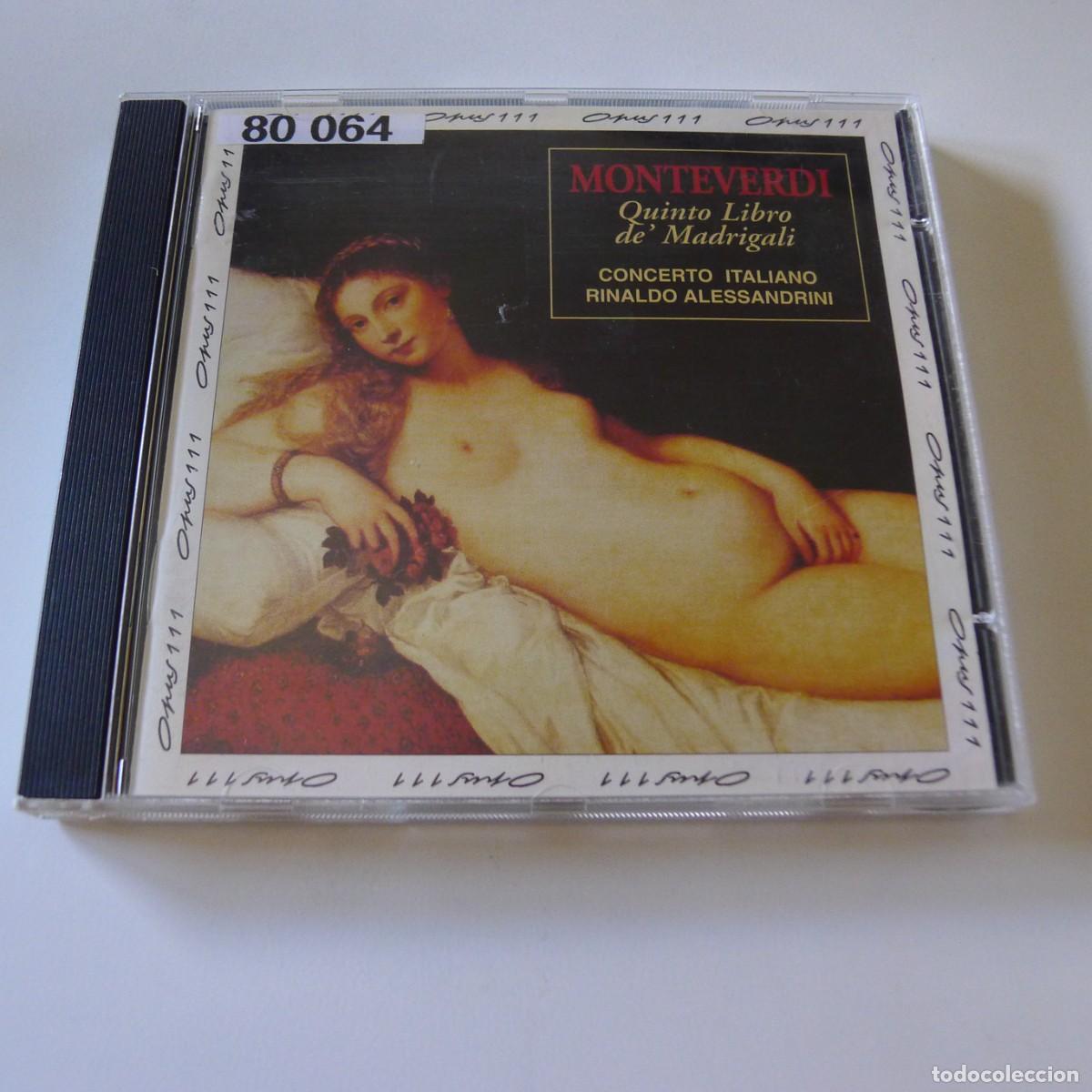 CDs de M&uacute;sica: Monteverdi, Concerto Italiano, Rinaldo Alessandrini &ndash; Quinto Libro De' Madrigali CD