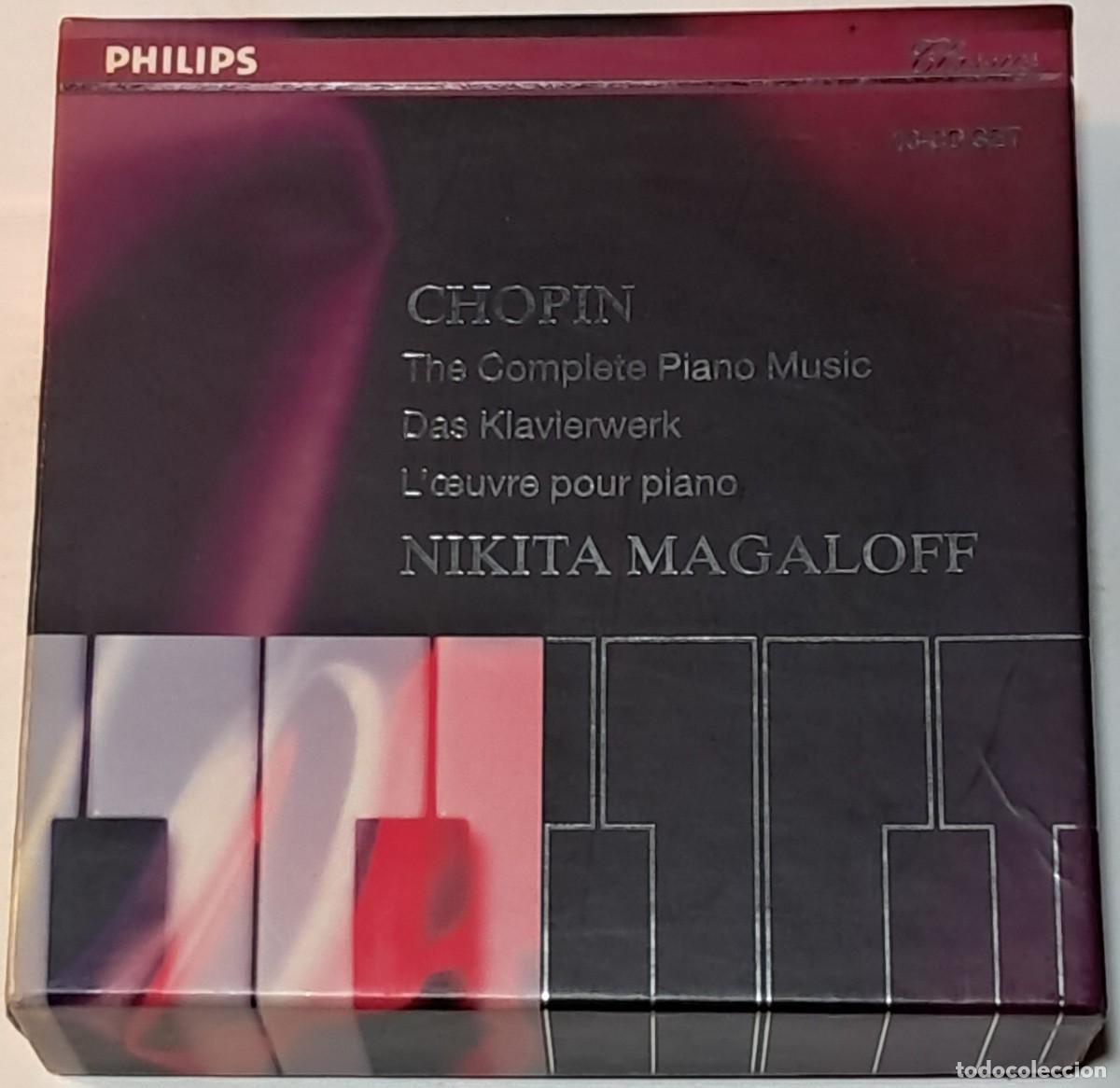 Music CDs: NIKITA MAGALOFF: CHOPIN: LA OBRA PARA PIANO (COFRE CON 13 CDS)