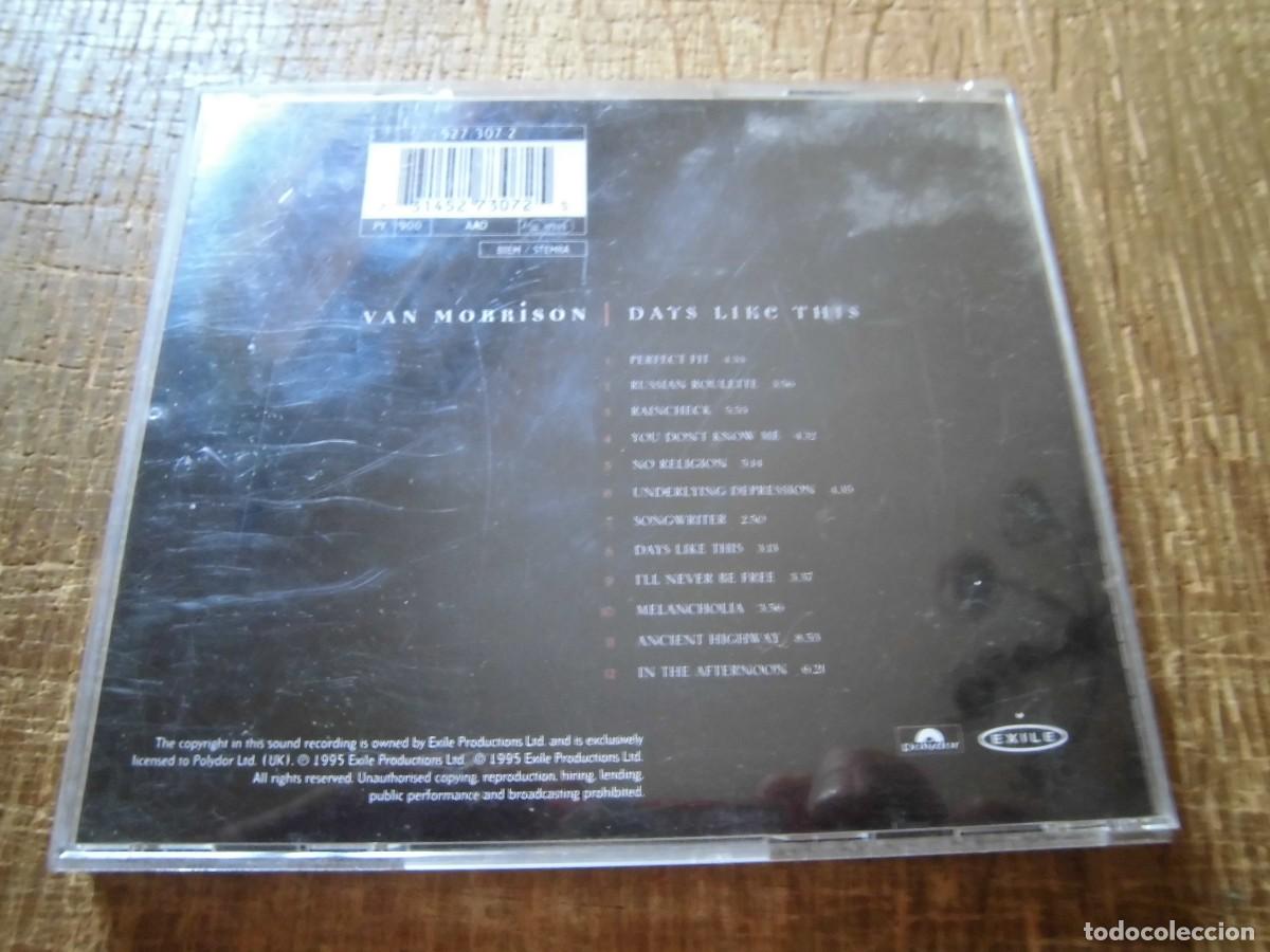 CDs de m&uacute;sica: CD VAN MORRISON DAYS LIKE THIS - Foto 2
