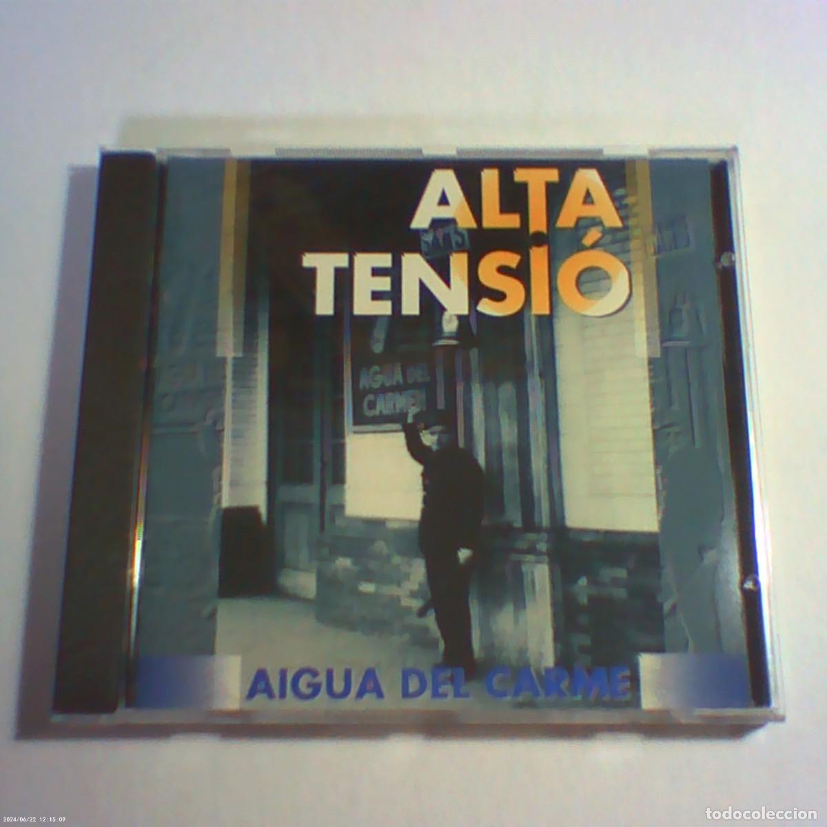 CDs de M&uacute;sica: cd alta tensi&oacute;. aigua del carme. al&middot;leluia records 1994 cat. 10 temes. llibret (bon estat)