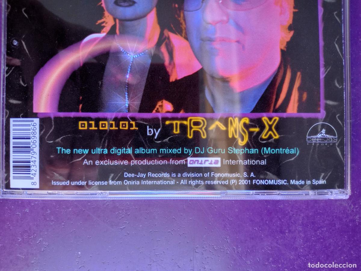 CDs de m&uacute;sica: Trans-X &lrm;&ndash; 010101 - CD DEE-JAY 2001 - ELECTRONICA, SYNTH POP, HOUSE - Foto 3
