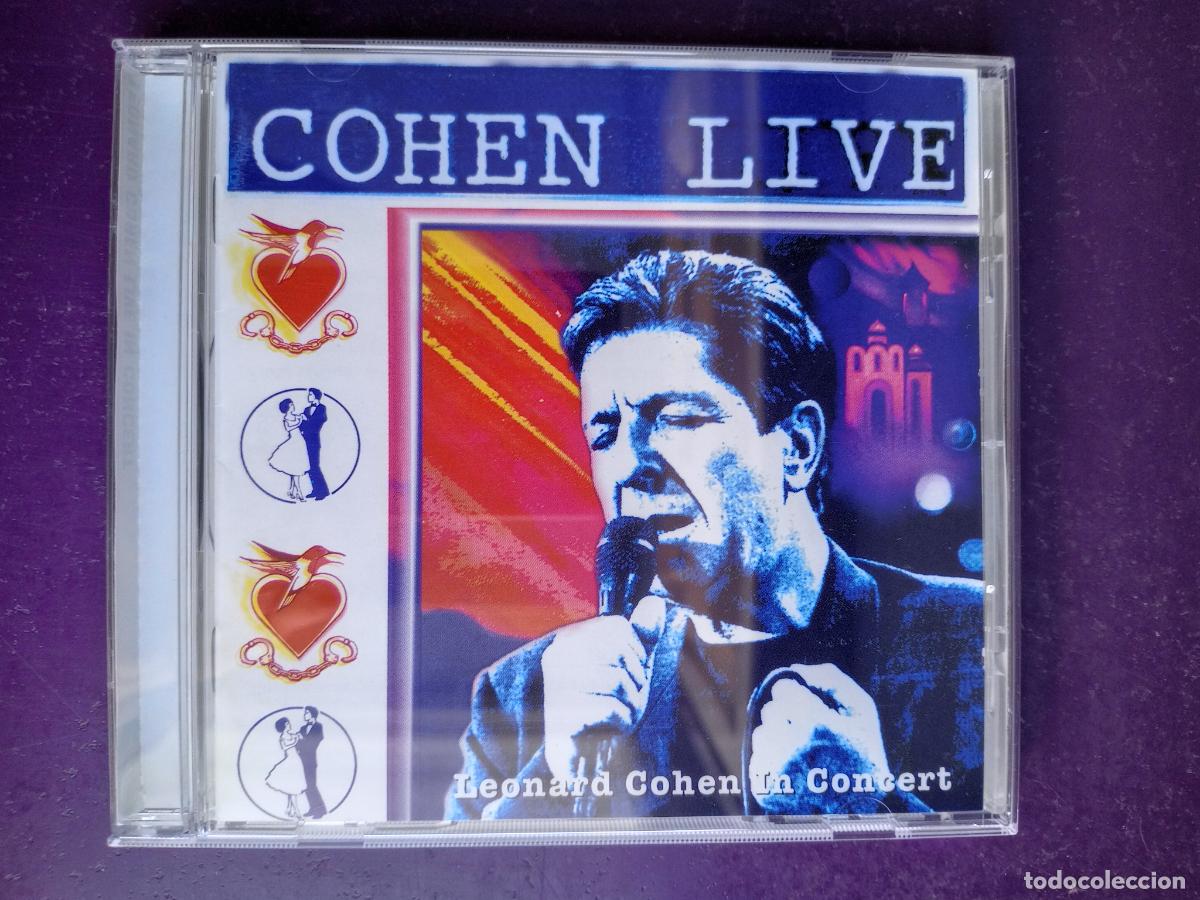 CDs de M&uacute;sica: Leonard Cohen In Concert - LIVE - CD COLUMBIA 1994 - POESIA ROCK -