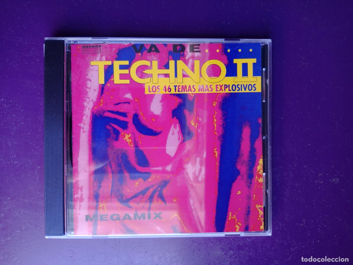 CDs de M&uacute;sica: Va De... Techno II - CD ARCADE 1993 - RECOP MIX 46 TEMAS - ELECTRONICA, ACID, HOUSE,