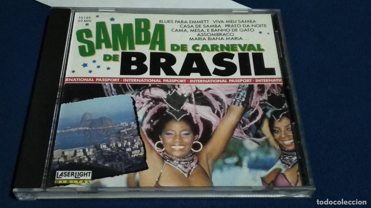 CDs de M&uacute;sica: SAMBA DE CARNEVAL DE BRASIL- CD 1989 DELTA LASERLIGHT DIGITAL - SAMBAS