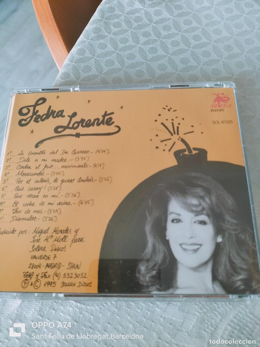 CDs de m&uacute;sica: RAR CD. FEDRA LORENTE. MISMO T&Iacute;TULO - Foto 3